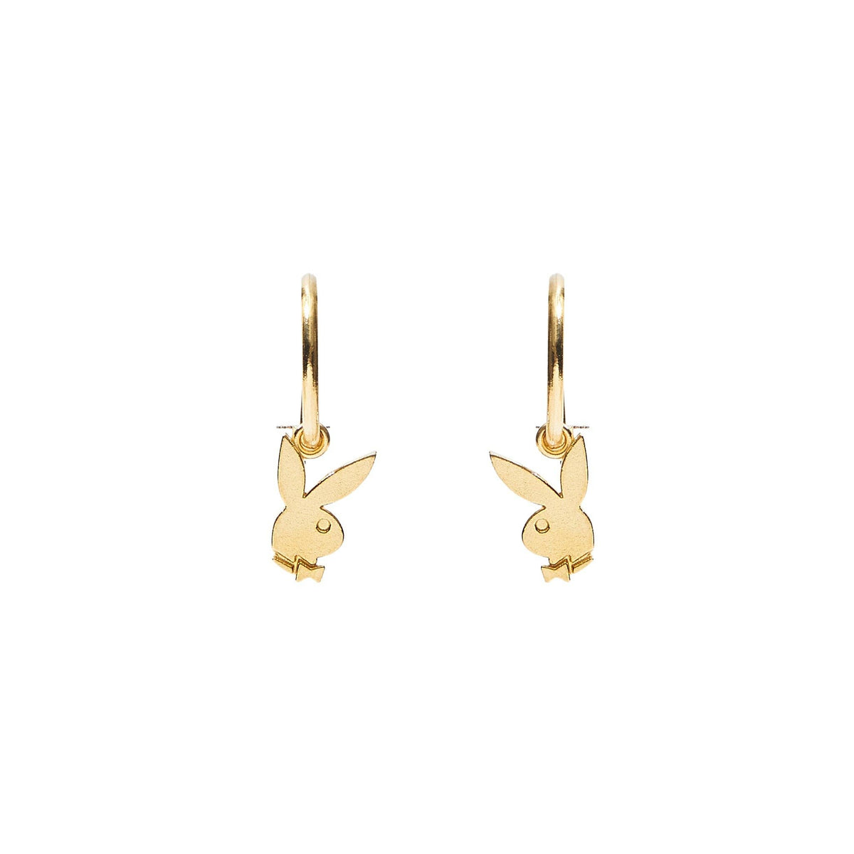 Playboy Bunny Huggie Hoops
