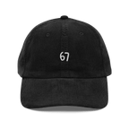 67 Embroidered Corduroy Hat - Six Seven
