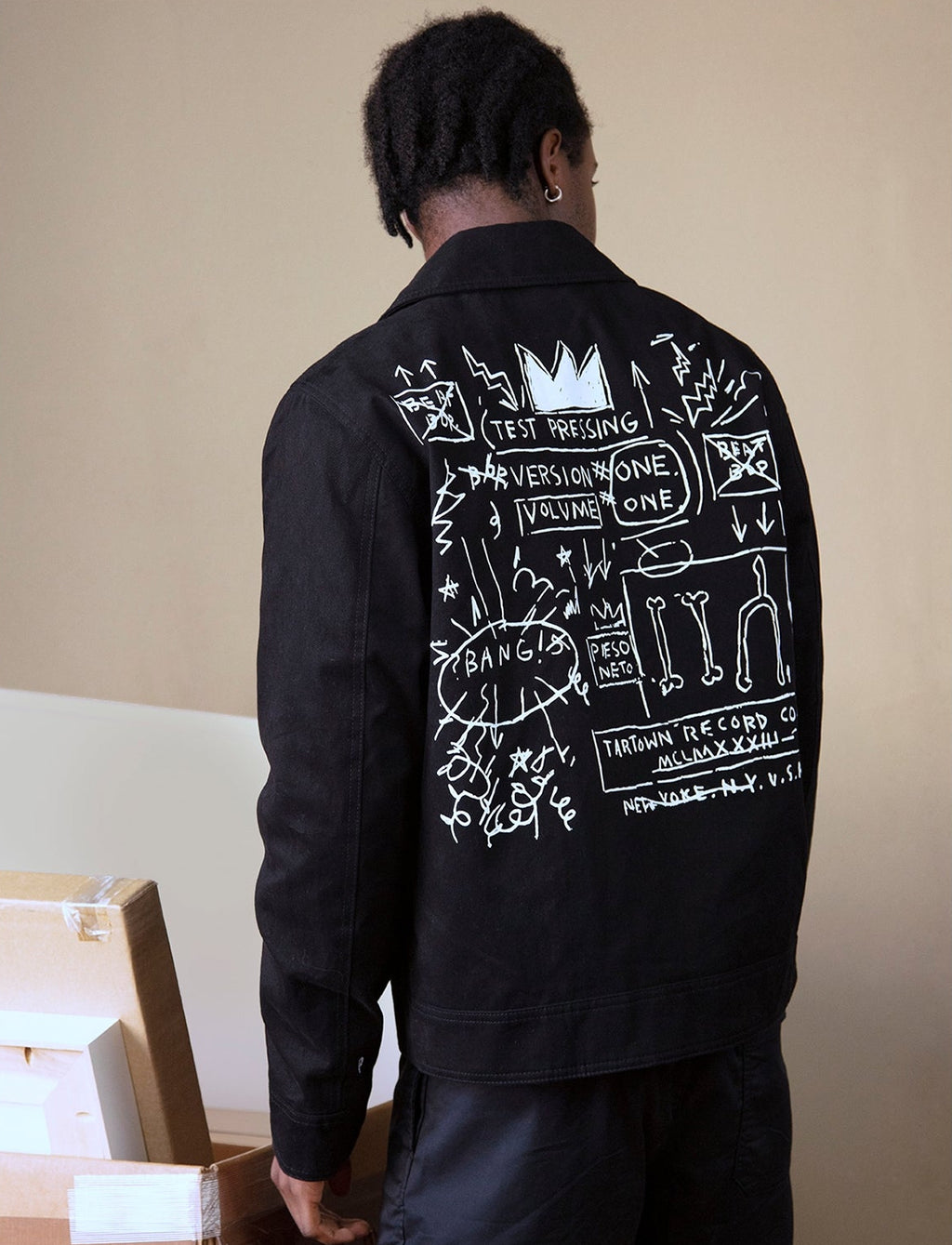 Jean-Michel Basquiat Beat Bop Mechanic's Jacket
