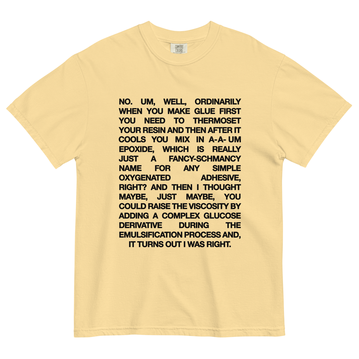Romy & Michele Invented Post-Its Recipe T-Shirt