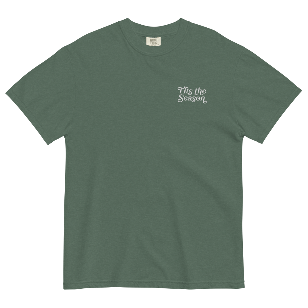 Tits the Season Embroidered Shirt
