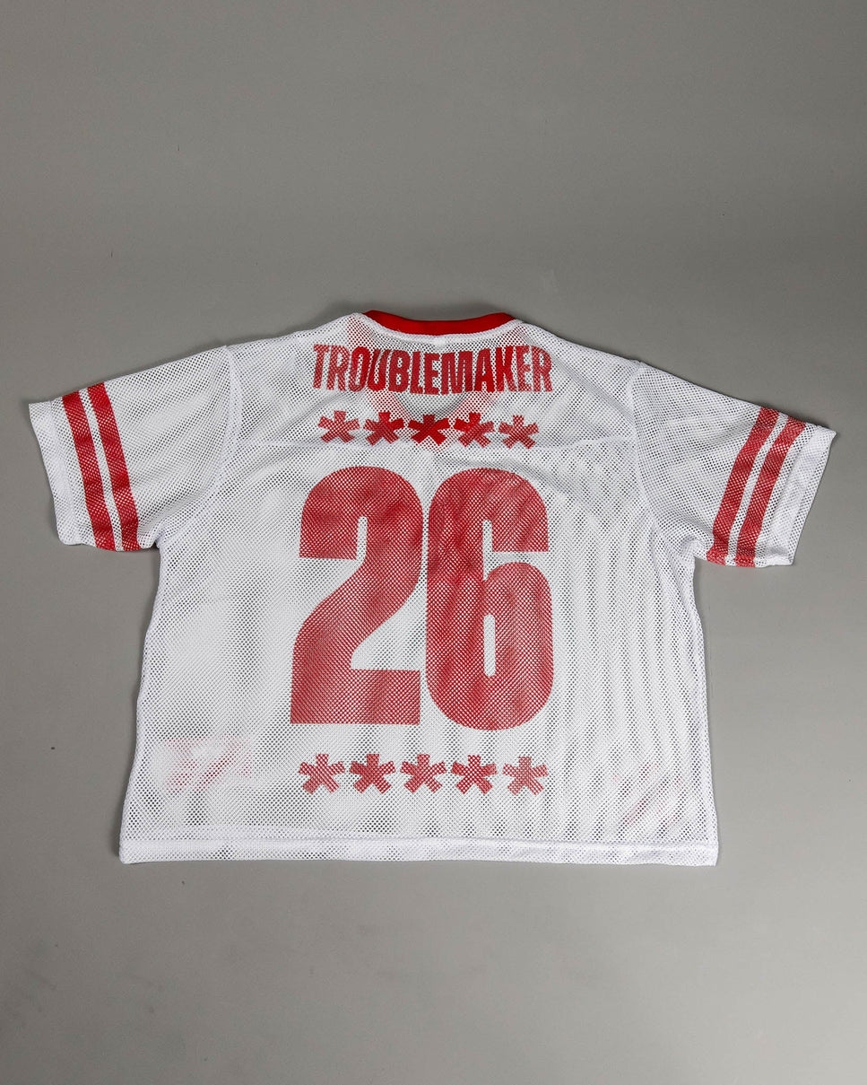 Feral Homo Mesh Jersey - White / Red