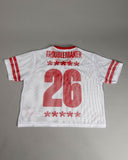 Feral Homo Mesh Jersey - White / Red