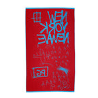 Jean-Michel Basquiat New Wave Jacquard Beach Towel