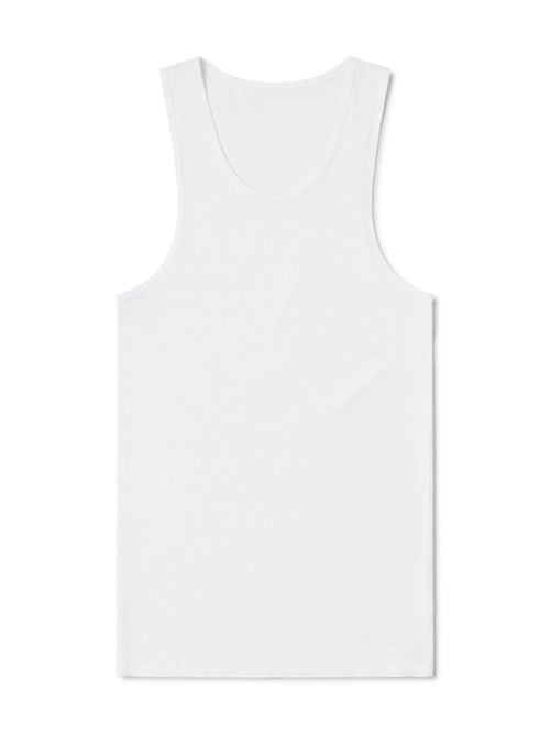 BIKE Rib Knit Tank - Black