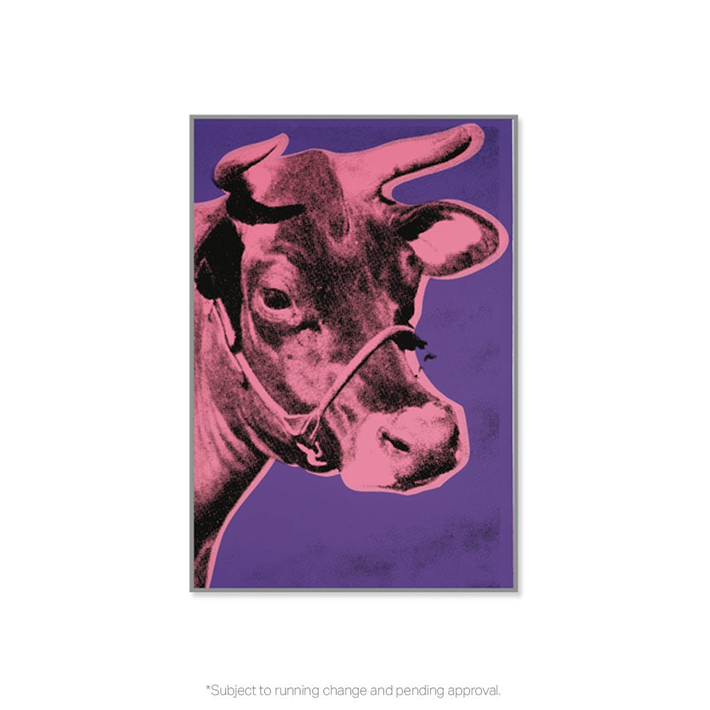 Andy Warhol Cows Pink/Purple Pin