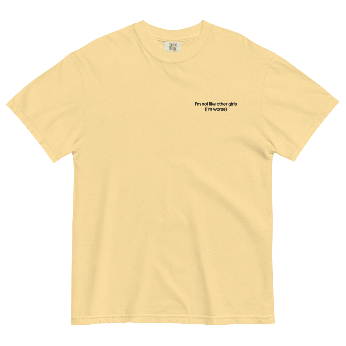 I'm Not Like the Other Girls Embroidered Shirt