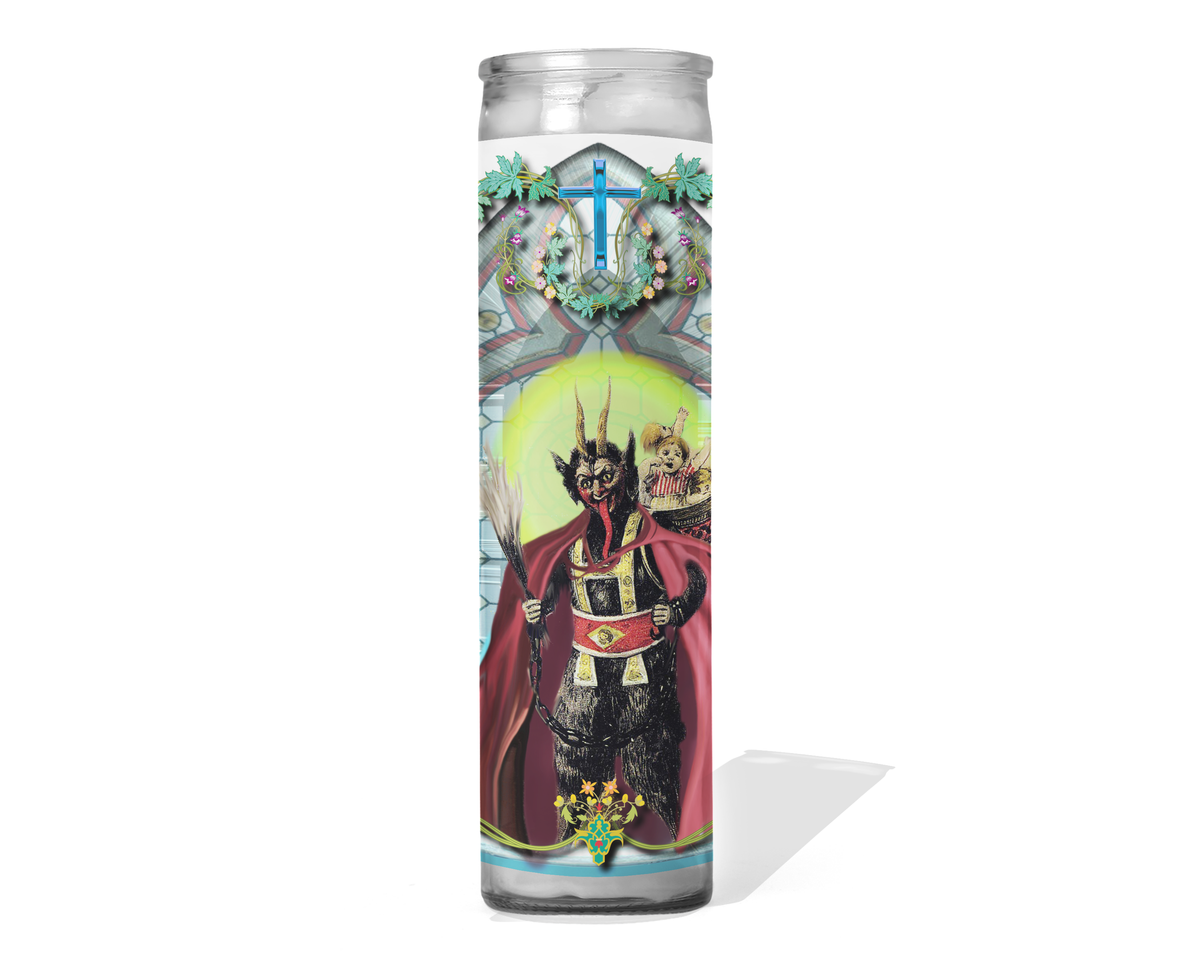 Krampus Christmas Celebrity Prayer Candle