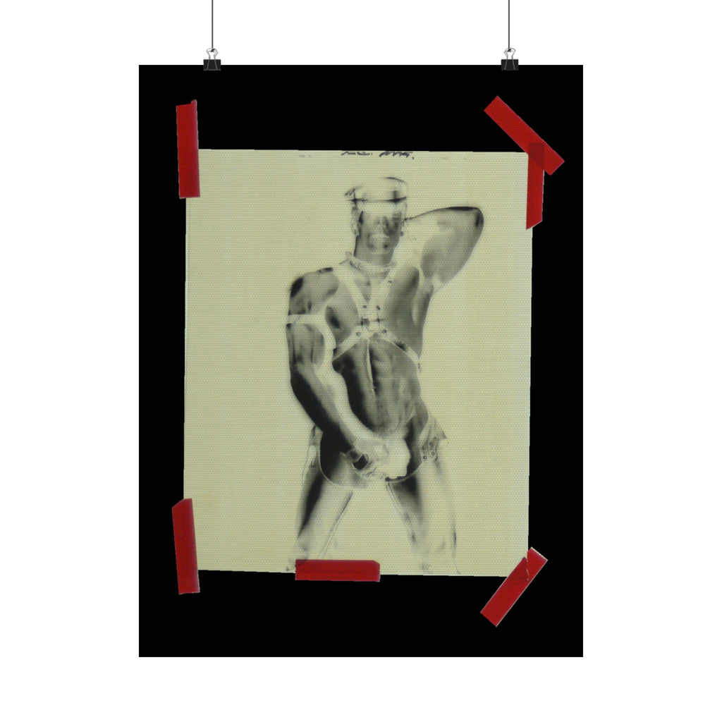 90S VINTAGE GAY PORN TRANSPARENCY Matte Vertical Poster #2