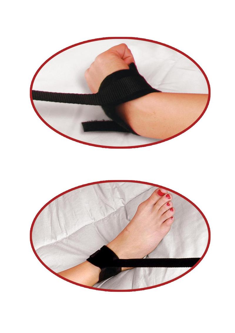Fetish Fantasy Series Beginner's Bondage (4 Piece Set) - Black