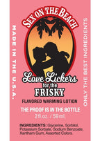 Love Lickers Passion Fruit Flavored Warming Massage Oil 2oz - Sex On The Beach