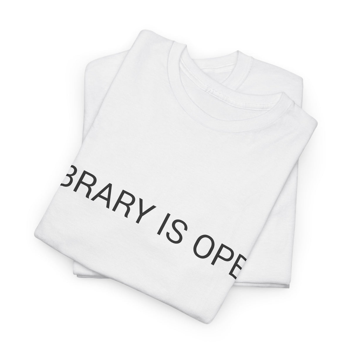 LIBRARY IS OPEN TEE BY CULTUREEDIT AVAILABLE IN 13 COLORS