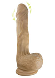 Skinsations Sidewinder Waves and Vibration Realistic Dildo with Remote Control 9in - Vanilla