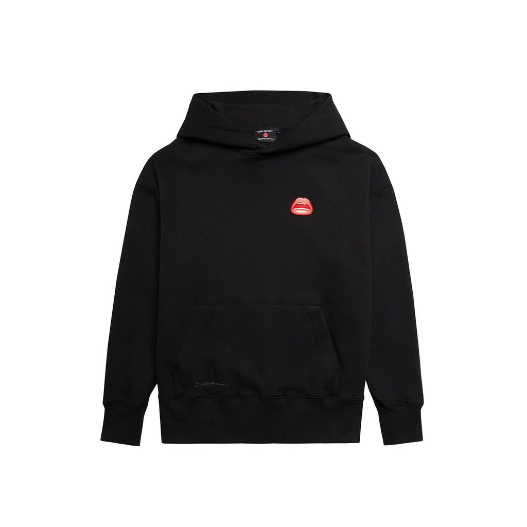 Tom Wesselmann Mouth Icon Patch Hoodie - Black
