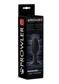 Prowler RED Weighted Butt Plug - Small - Black
