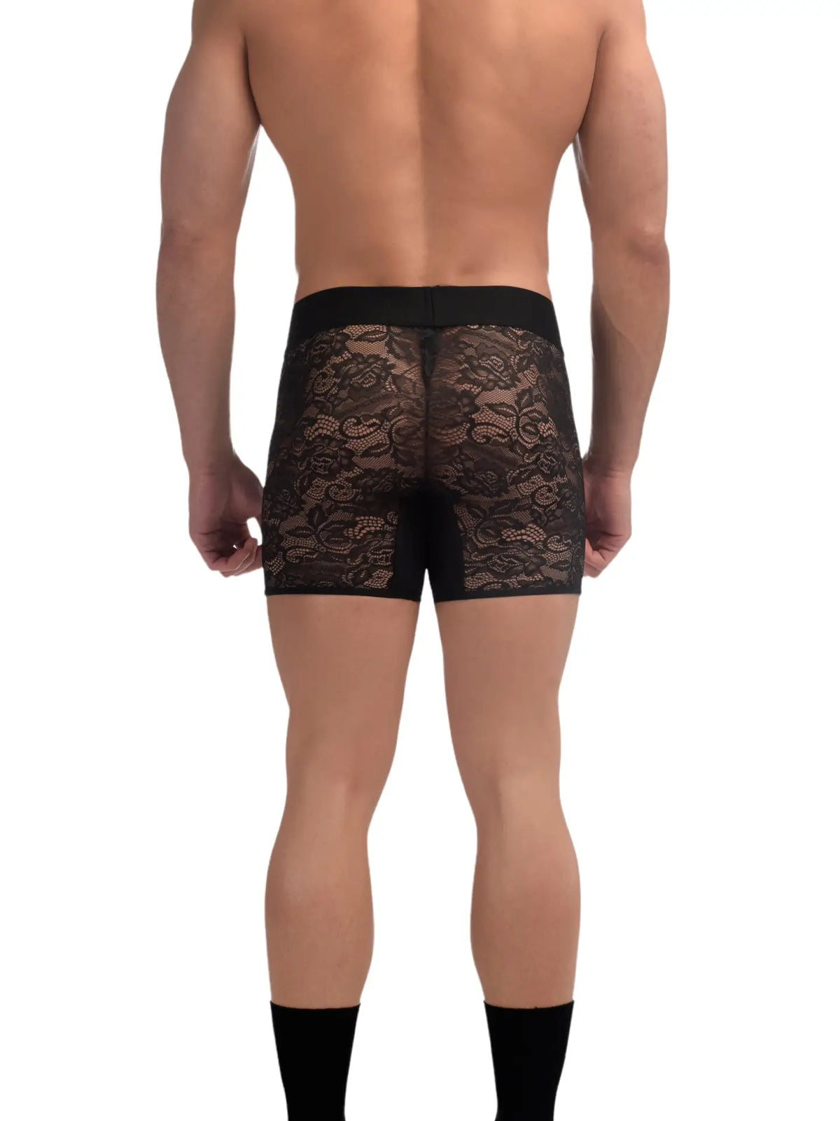 Menagerie Intimates Boxer Brief Black Rose