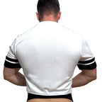 Adidas Neo White Short Sleeve Crop Top BY SNEAKERMASK