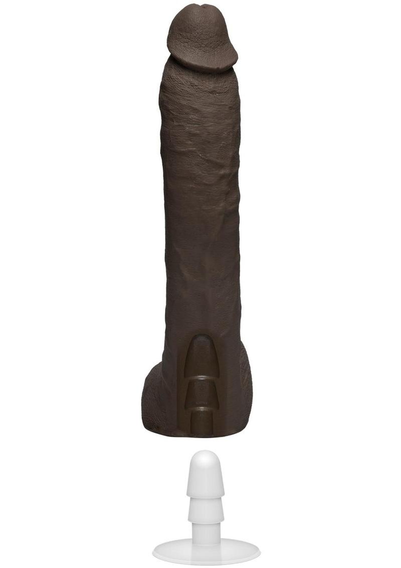 Signature Cocks Isiah Maxwell Dildo 10in - Chocolate