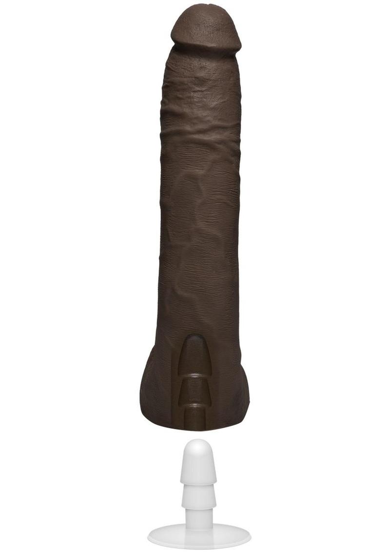 Signature Cocks Jax Slayher Dildo 10in - Chocolate