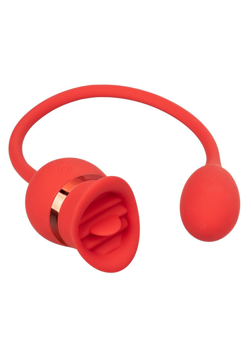 French Kiss Casanova Silicone Clitoral Stimulator - Red