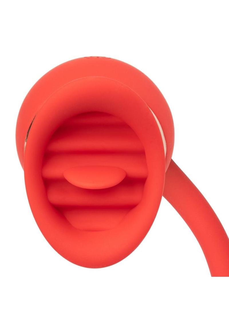 French Kiss Casanova Silicone Clitoral Stimulator - Red