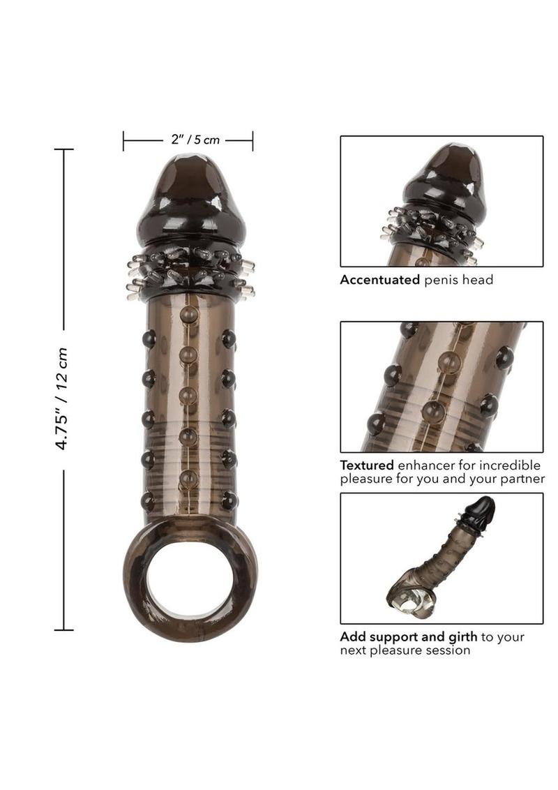 Ultimate Stud Penis Extender with Scrotum Support - Smoke