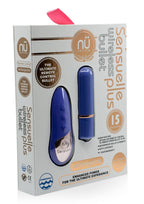 Nu Sensuelle Rechargeable Silicone Bullet Plus with Remote Control - Ultra Violet