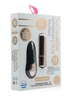 Nu Sensuelle Rechargeable Silicone Bullet Plus with Remote Control - Rose Gold