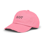 SLUT Distressed Cap in 6 colors