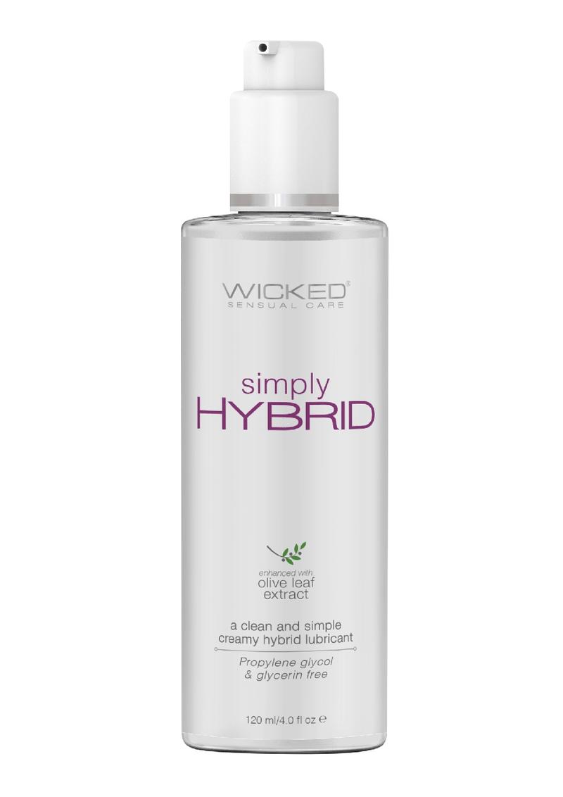 Wicked Simply Hybrid Lubricant with Olive Leaf Extract 4oz