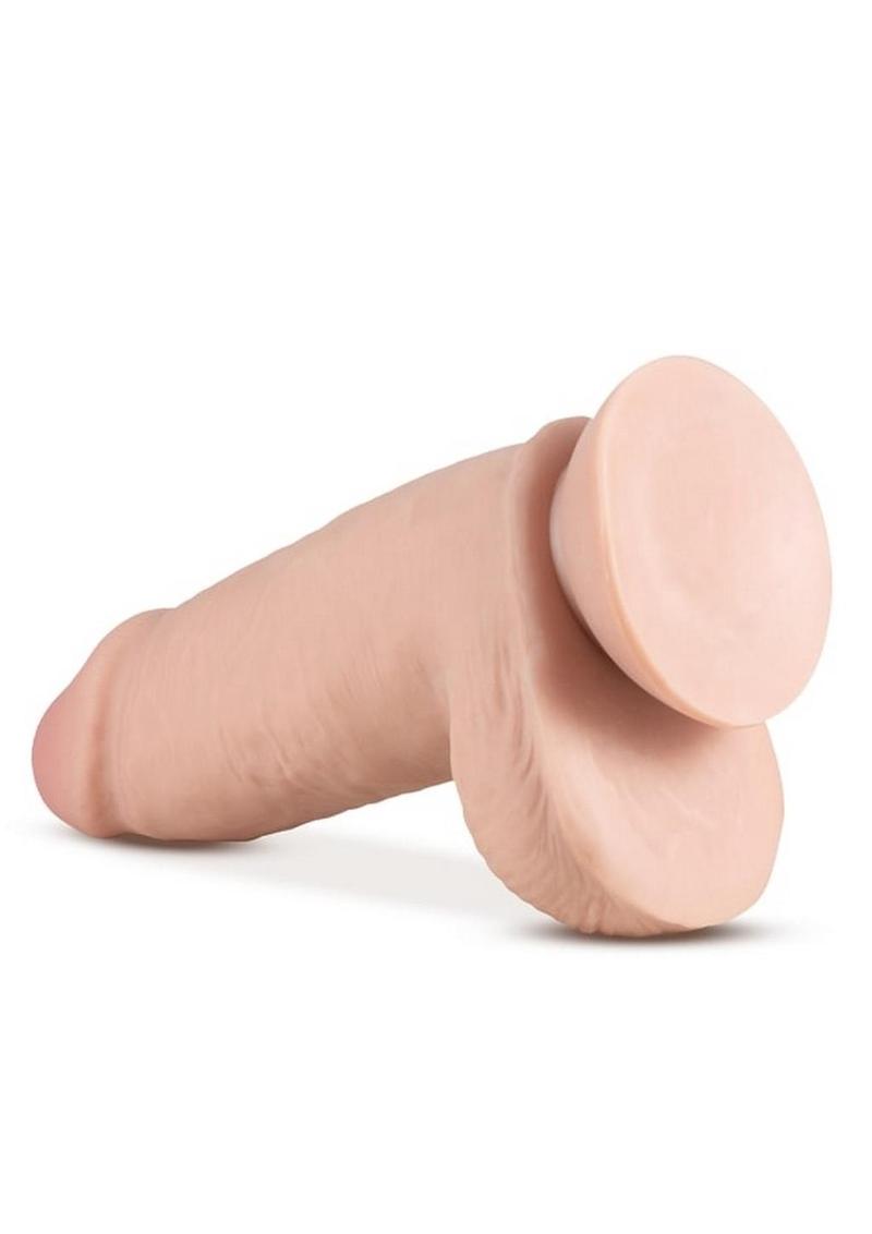 Au Naturel Pounder Dildo with Suction Cup 10in - Vanilla
