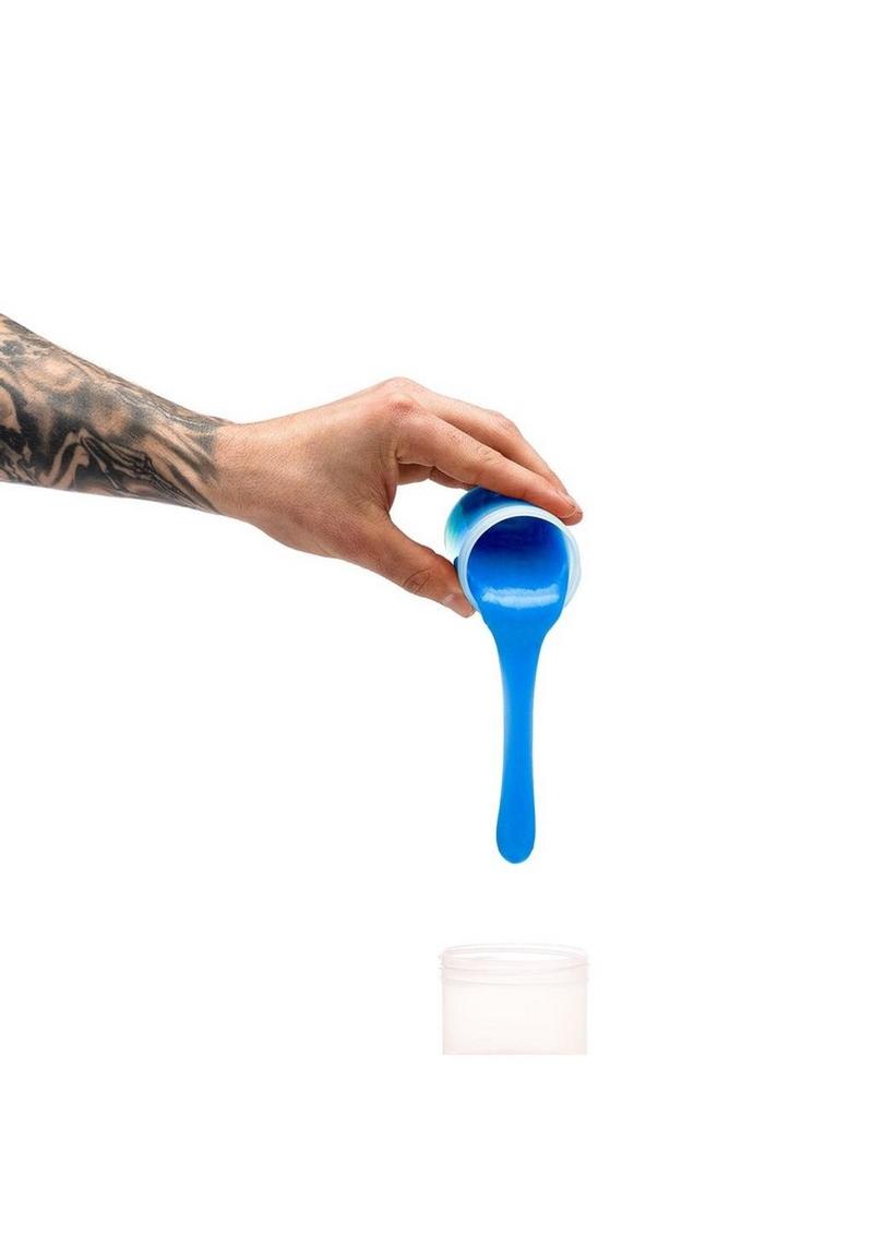 Clone-A-Willy Silicone Refill - Glow In The Dark - Blue