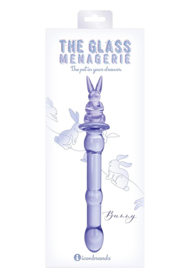Glass Menagerie Rabbit Dildo - Purple