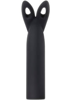 Four Play Rechargeable Bullet with 3 Silicone Sleeves Kit - Black