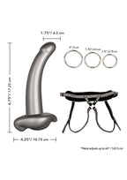 Her Royal Harness The Royal Ultra-Soft Set Adjustable Harness with ME2 Silicone G-Probe - Gray