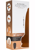 Naked Addiction Rechargeable Silicone Thrusting Dildo with Remote Control 9in - Caramel