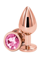 Rear Assets Anal Plug - Medium - Rose Gold/Pink