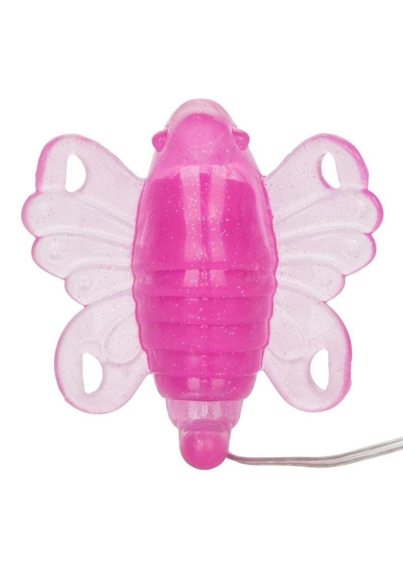 Venus Butterfly Original Strap-On with Wired Remote Control - Pink