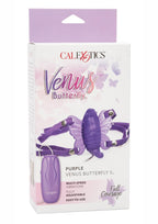 Venus Butterfly II Strap-On with Wired Remote Control - Purple