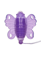 Venus Butterfly II Strap-On with Wired Remote Control - Purple