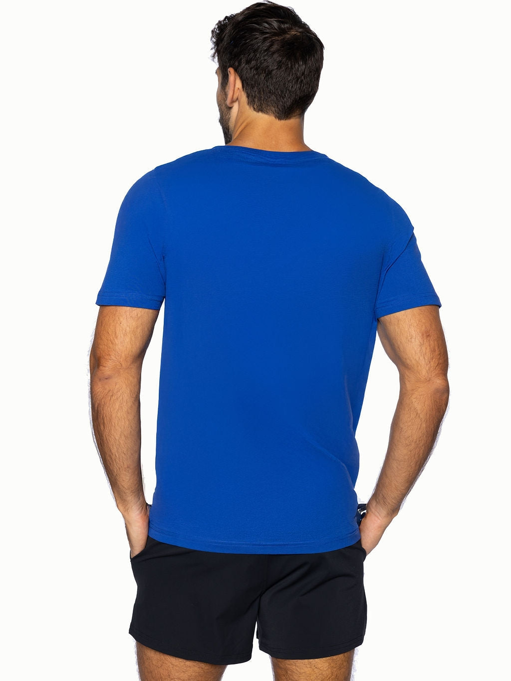 BIKE Logo Ringer Tee - Royal Blue