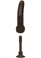Signature Cocks Safaree Samuels Anaconda Vibrating Dildo 12in - Chocolate