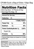 Candyprints Suck A Bag Of Dicks 3oz Bag (100 per bag)