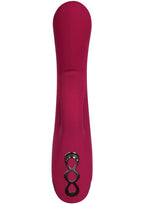 Red Dream Rechargeable Silicone Vibrator - Burgundy