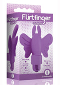 The 9's - Flirt finger Silicone Butterfly Finger Vibrator - Purple