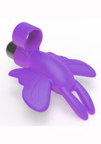 The 9's - Flirt finger Silicone Butterfly Finger Vibrator - Purple