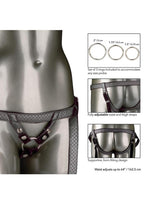 Her Royal Harness The Regal Duchess Adjustable Harness - Pewter