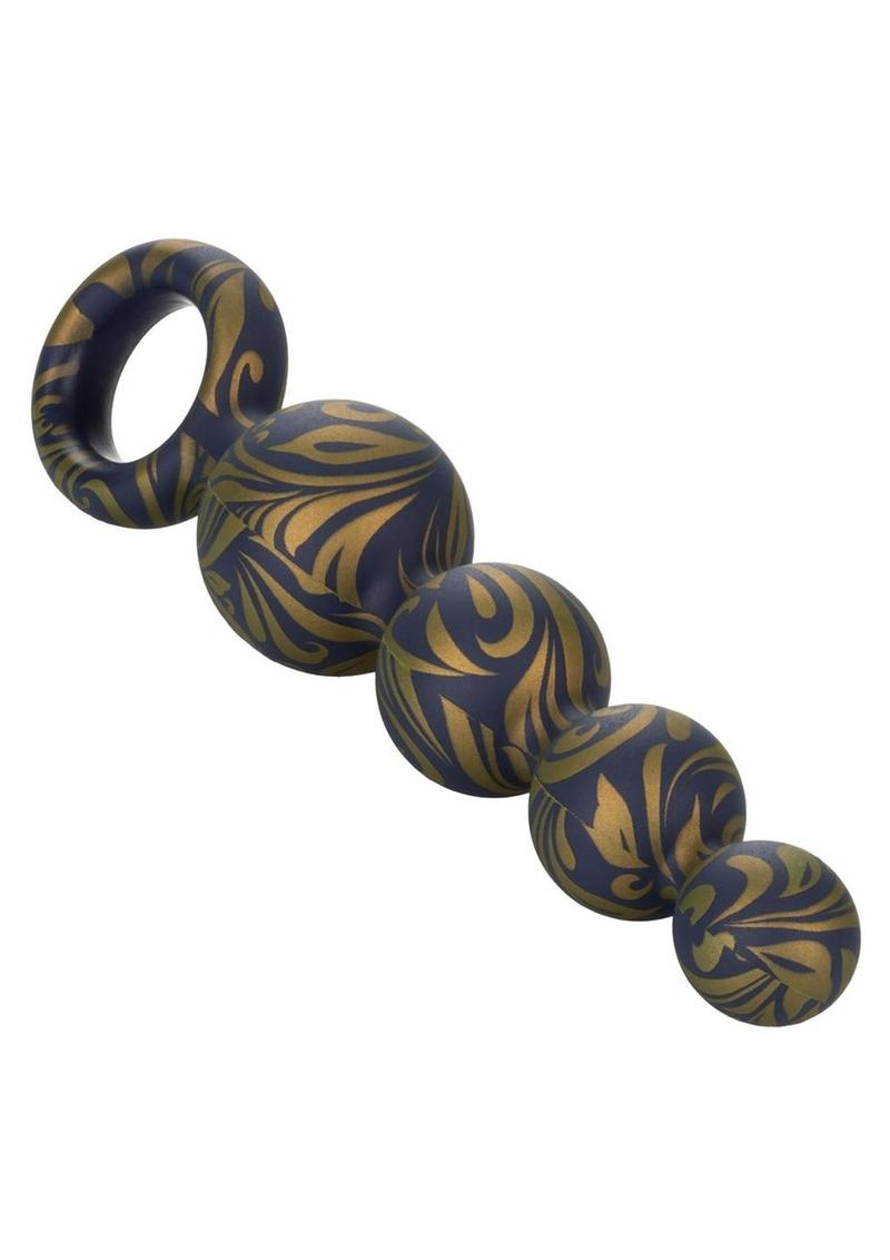 Naughty Bits Butt Balls Silicone Booty Anal Beads - Multicolor