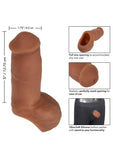 Packer Gear Ultra-Soft Silicone STP Hollow Packer 5in - Chocolate