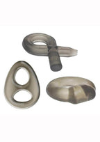 The 9's - Phat Rings Smoke 1, Chunky Cock Rings - Smoke